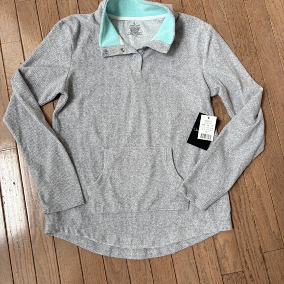 Women's Small Cuddl Duds Honeycomb Fleece Pajama Top & Pajama Pant Set NWT - Picture 6 of 10